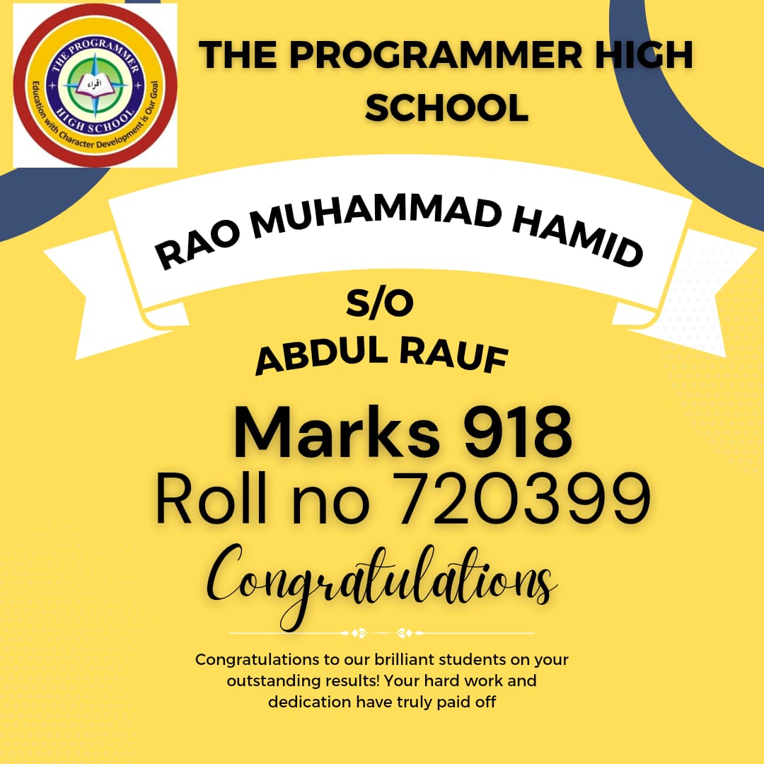 The Programmer - 🎉 Proud Moment for The Programmer High School! 🎉 ...