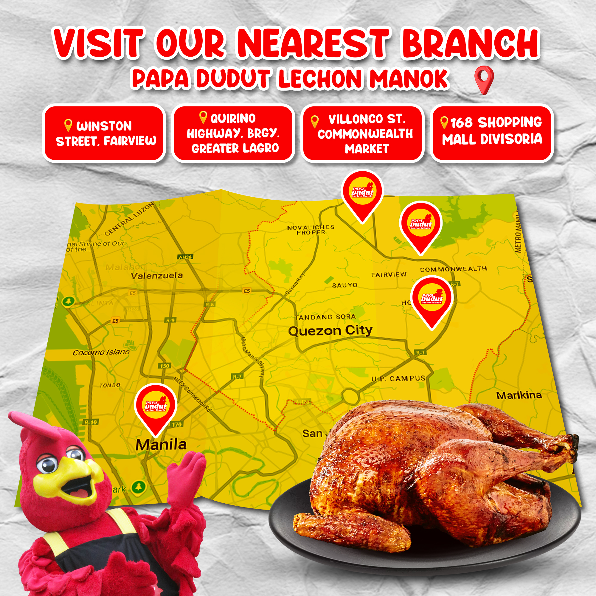 Papa - Visit nearest branch of Papa Dudut Lechon Manok na siguradong ...