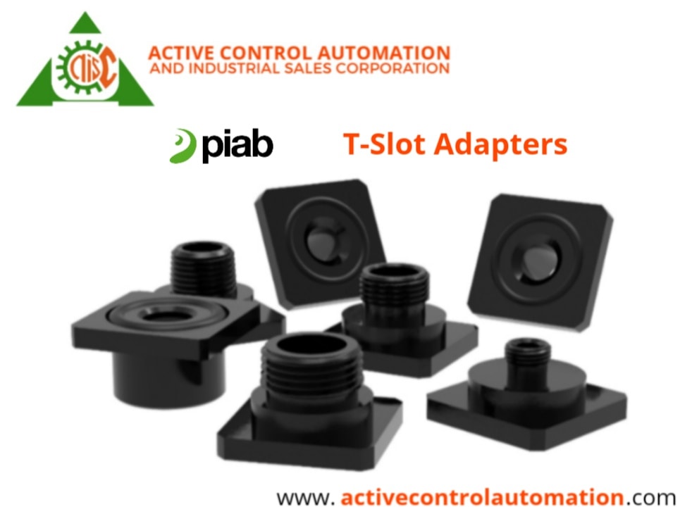 The Piab T-slot adapter enables Piab suction cups to mount to existing ...