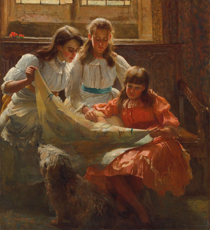 Virtual - Arthur Trevethin Nowell ,British painter (1862 – 1940 ...