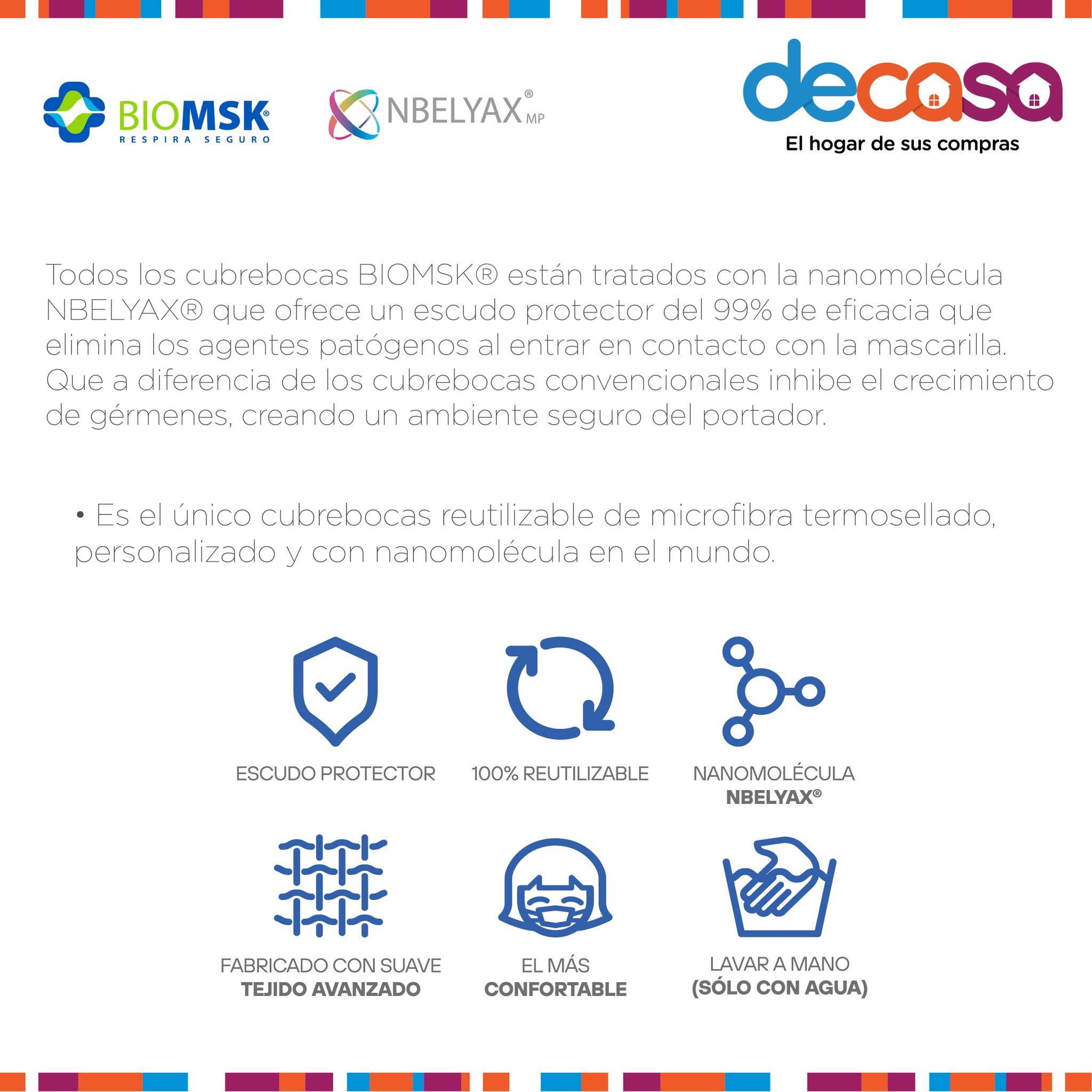 🦠😷Todos los cubrebocas BIOMSK están... - Decasa Costa Rica