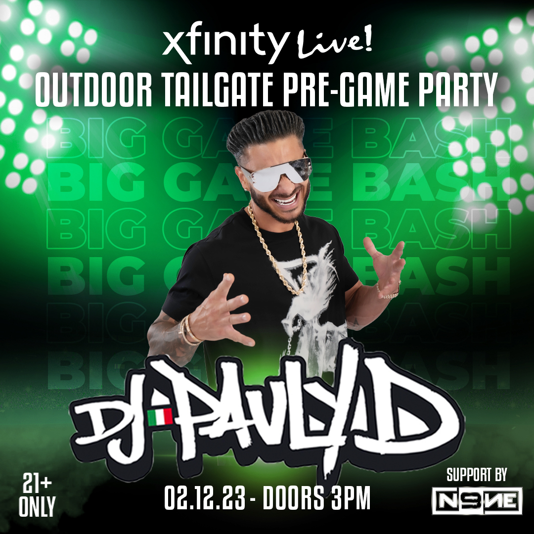 Xfinity Live - YEA BUDDY! 🦅 DJ Pauly D is kicking off our...