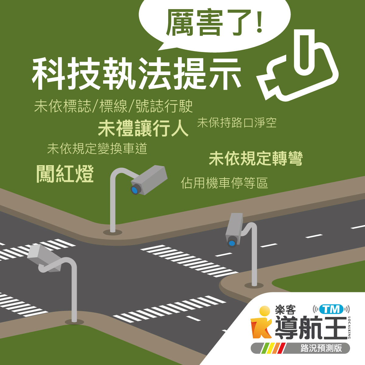 導航王 NaviKing - 🍎ios的King粉們~ 📣TM路況預測版 #科技執法語音提醒 上線啦🆙 P.S... | Facebook