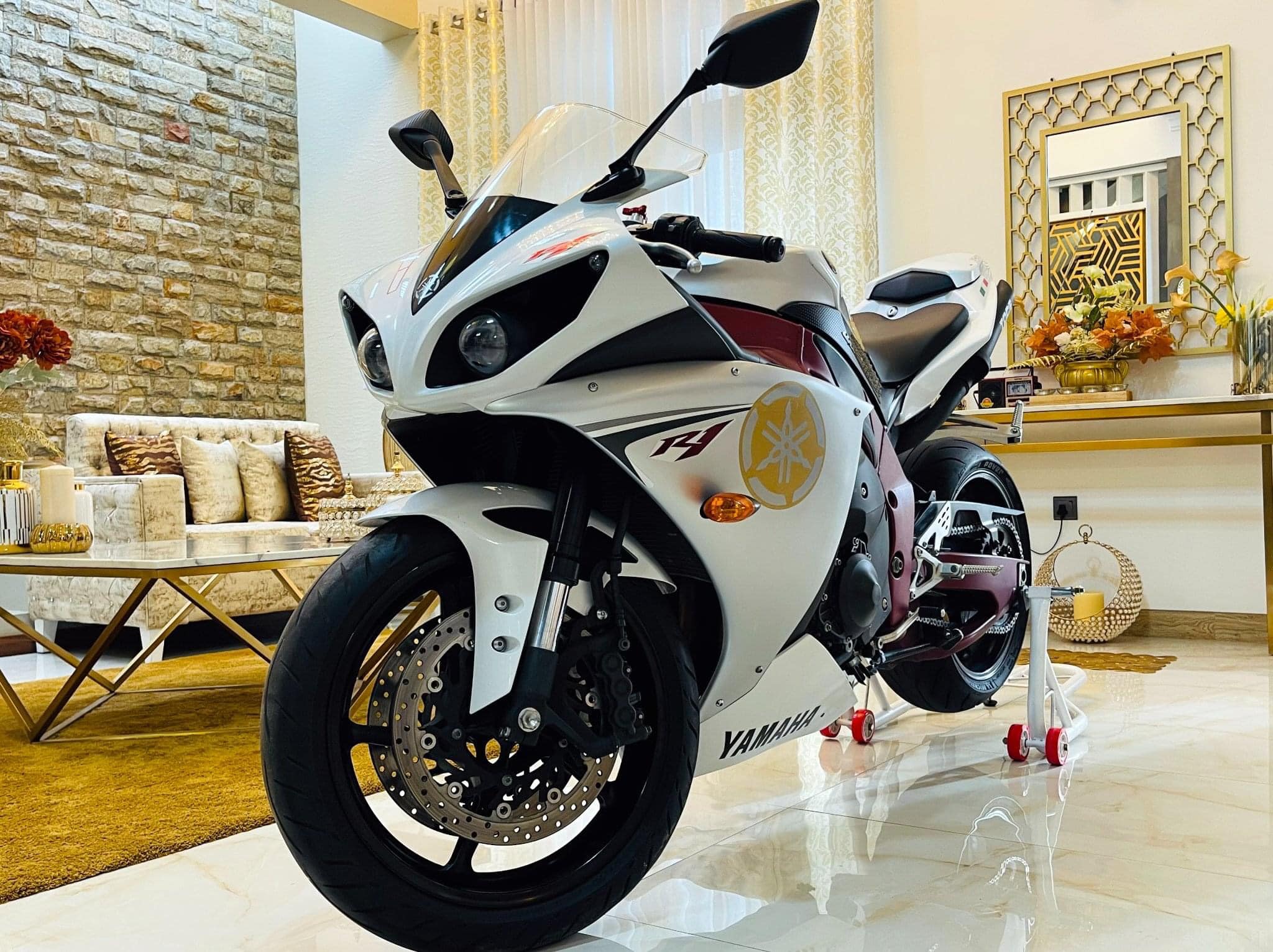 yamaha YZF-R1 Red frame ♥️🇱🇰😬 R1 Full TOCE Powerd _ Europe