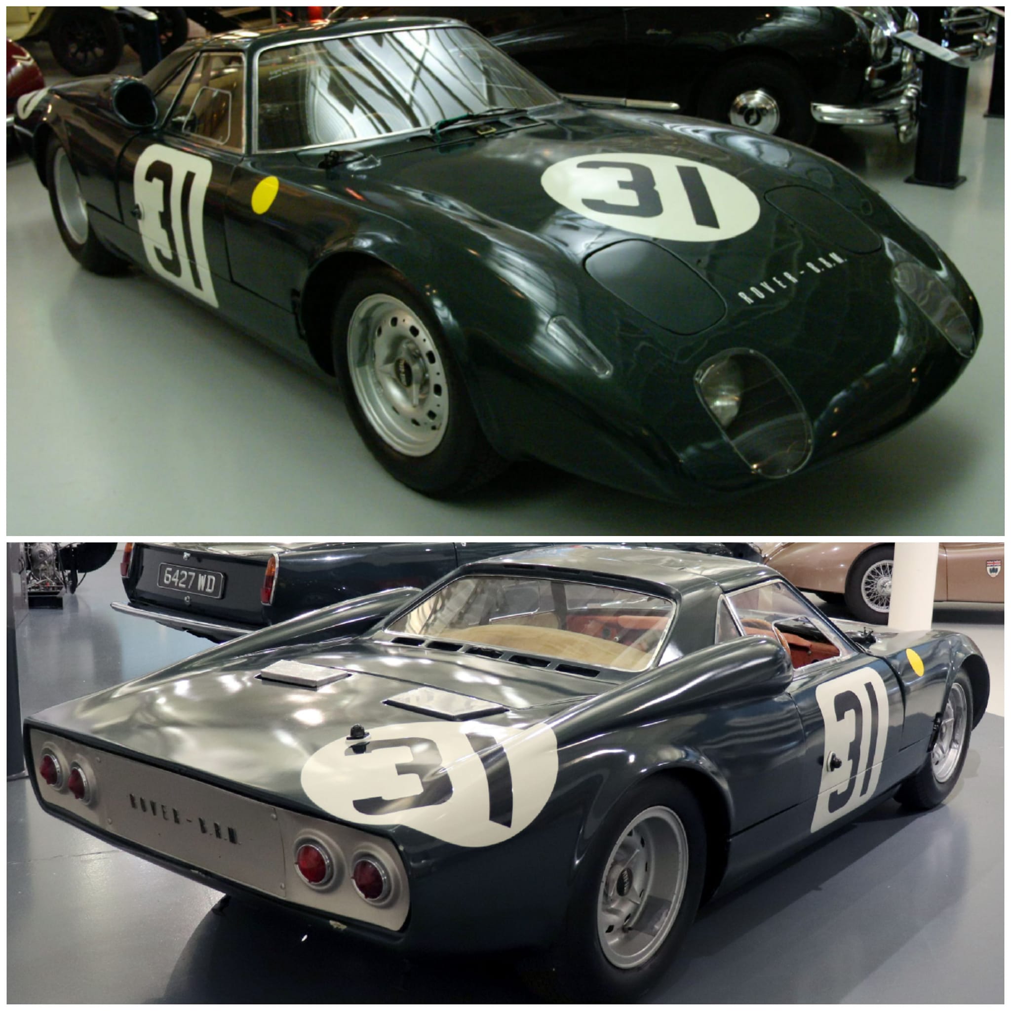 1965 Rover-BRM Gas Turbine Le Mans car