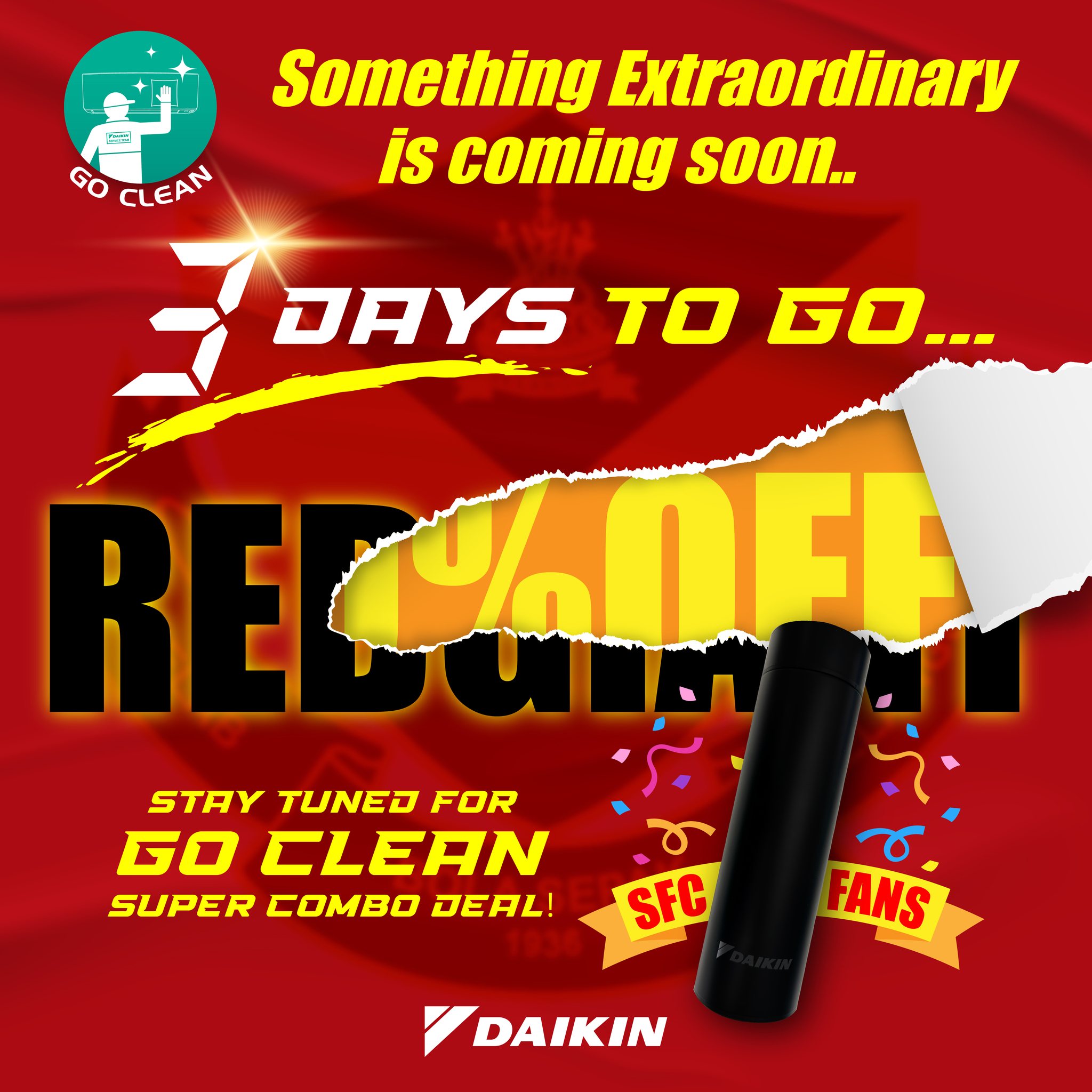 Daikin Malaysia - 🔥 Only 3 Days Left! ⏳ Get ready for a...