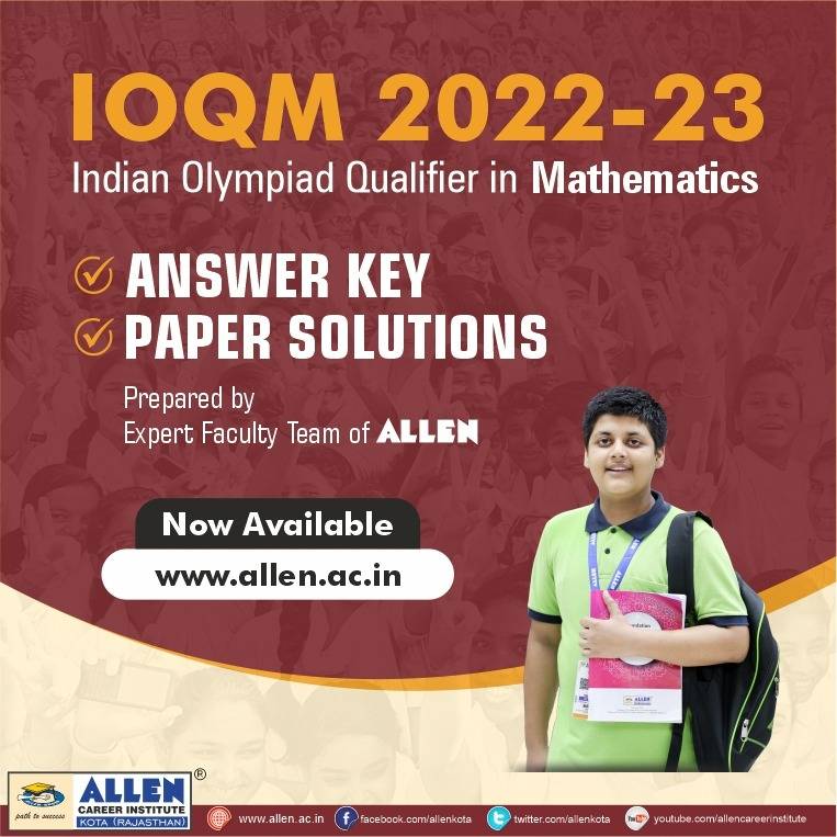 Allen Career Institute - Indian Olympiad Qualifier in Mathematics (# ...