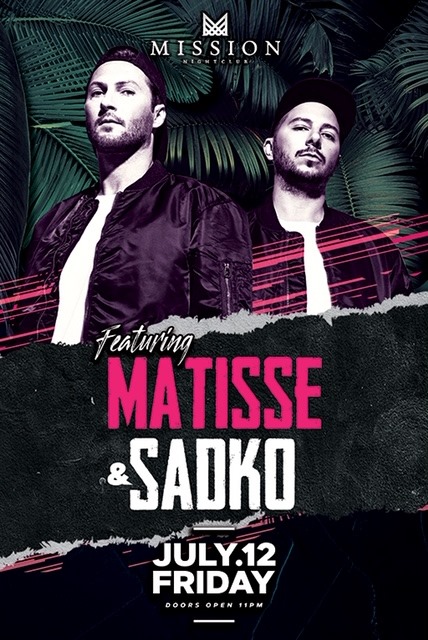 This Friday Dj Matisse And Sadko Mission Nightclub Facebook facebook