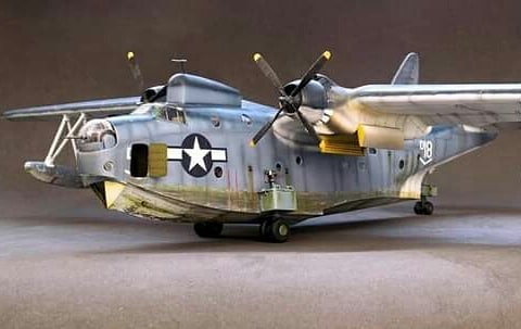 1/72 scale PBM-5 Martin Mariner model by Minicraft