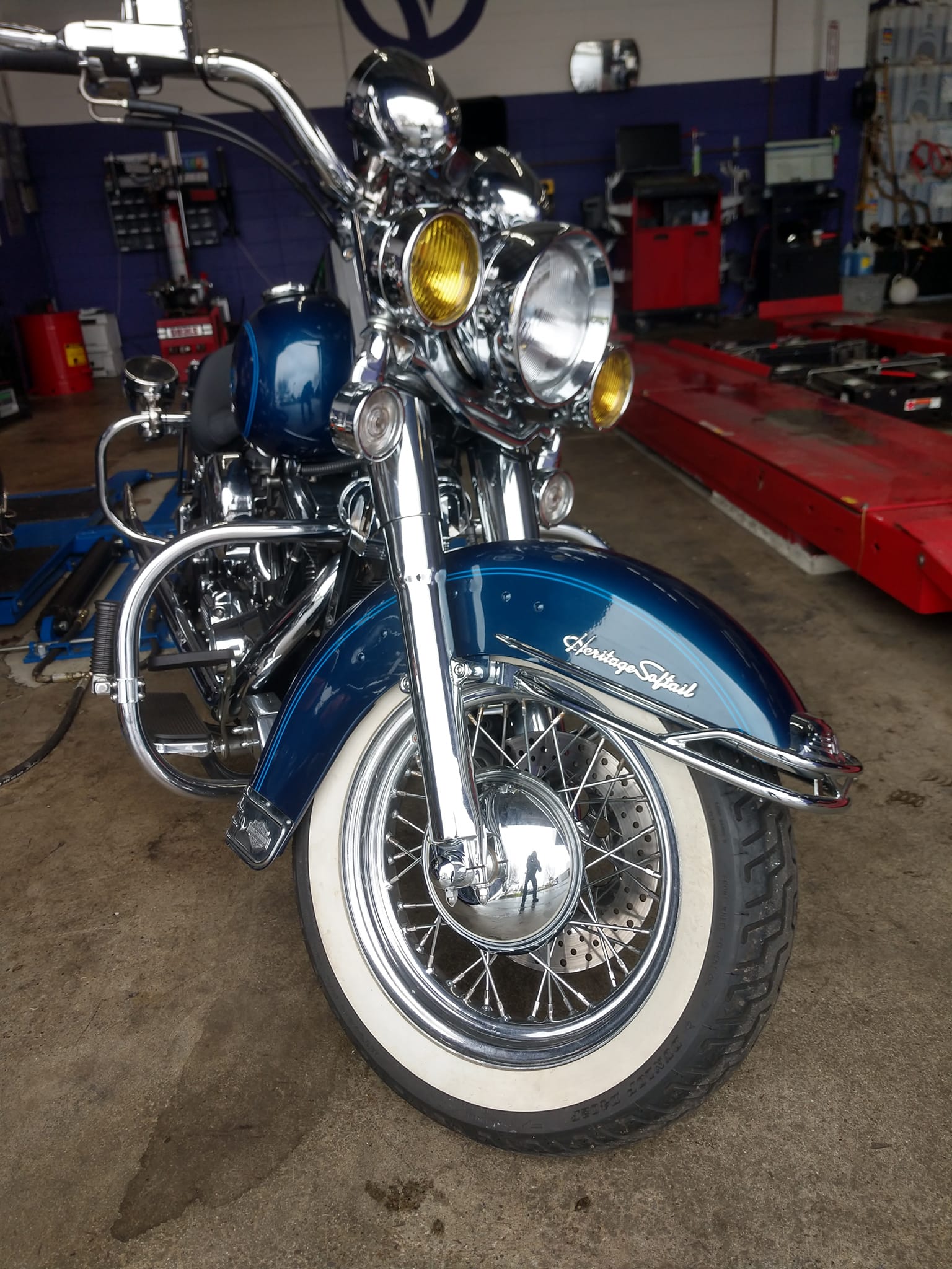 HardDrive Heritage Style Front Fender For 1986-2012 Harley Davidson Heritage Softail - Free Same Day Shipping