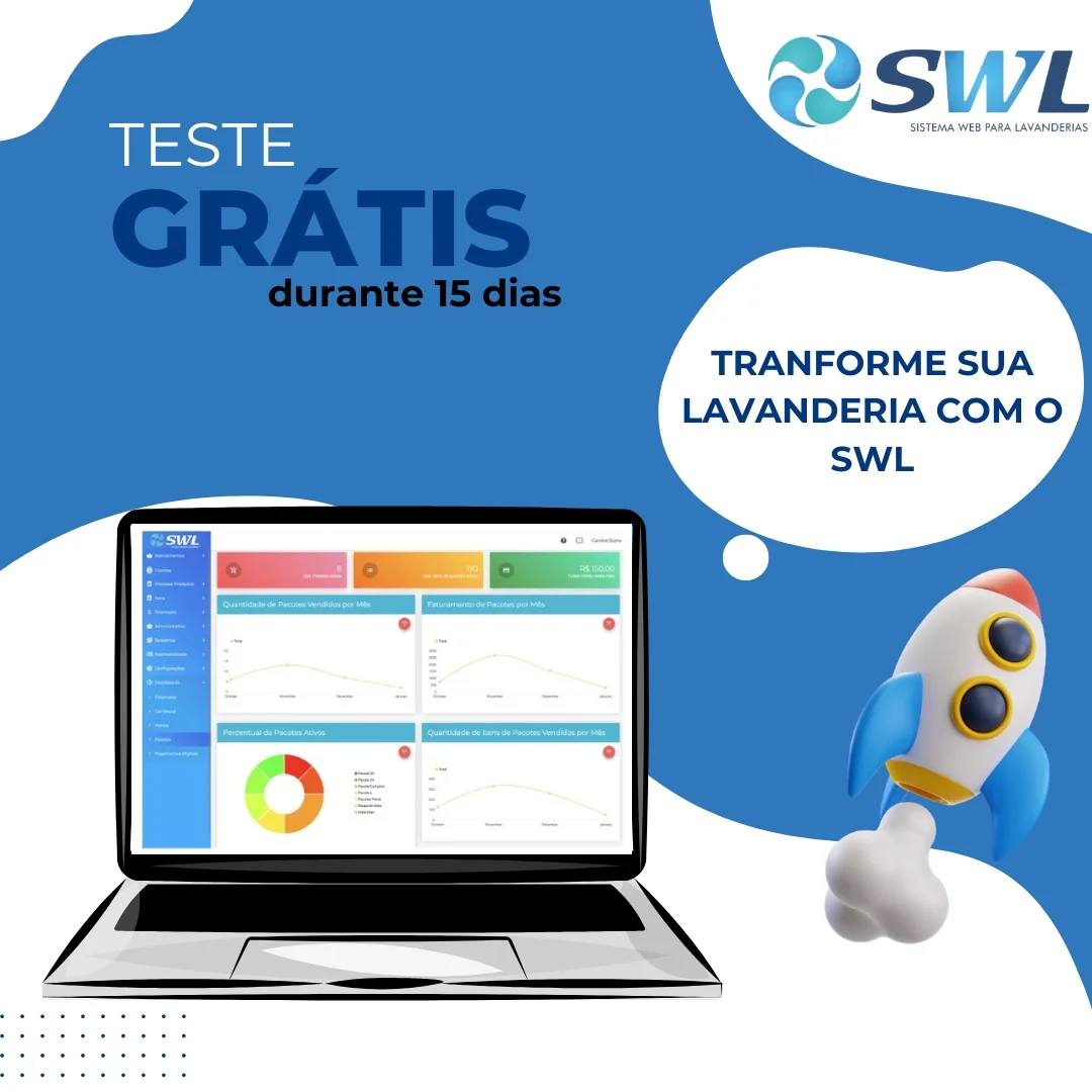 SWL - 🚀 Transforme sua lavanderia com o SWL! 🎉 Teste GRÁTIS por 15 dias ...