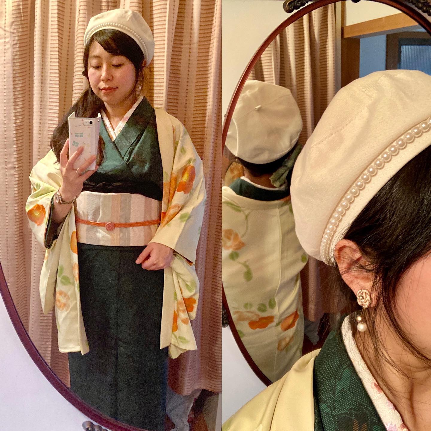 R13FB 遠州椿 美しいきもの 女優系 入学式お茶会 【公式通販】