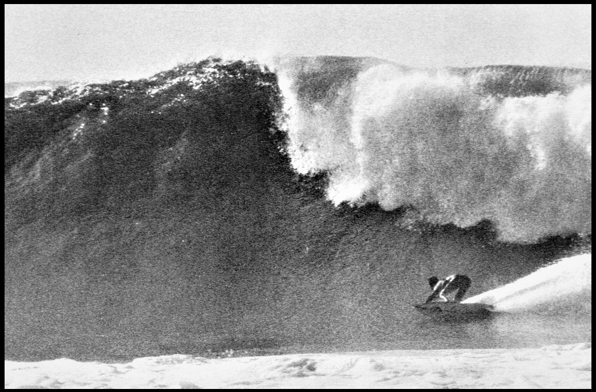 Shaun Tomson surfing Rincon in 1983