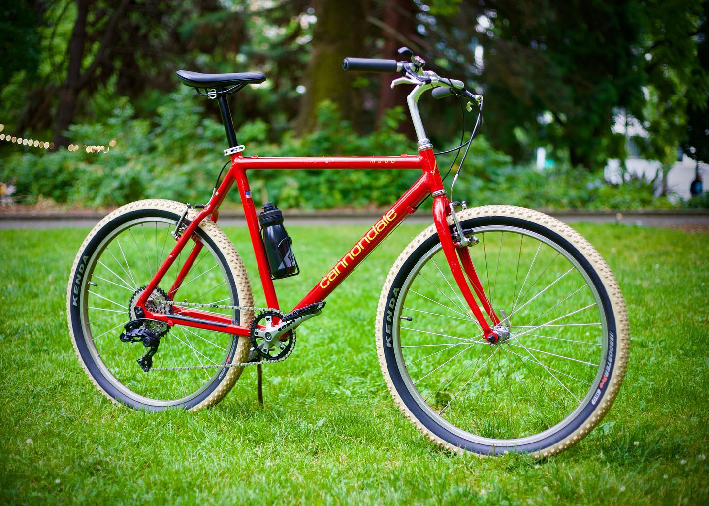 Recent build. '95 Cannondale M300 SE 1x9 IG @honestbicycle