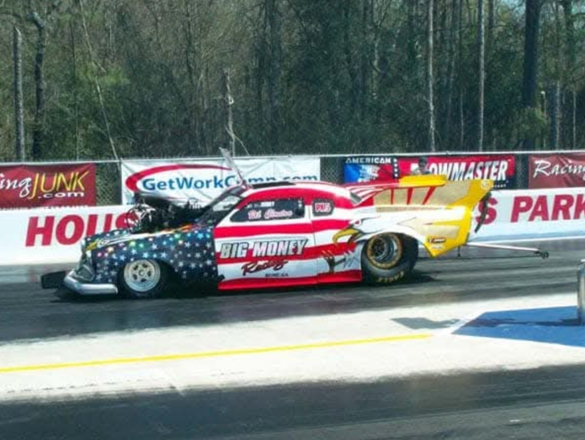 Drag - Bil Clanton in the Big Money Racing Studebaker at ADRL ...