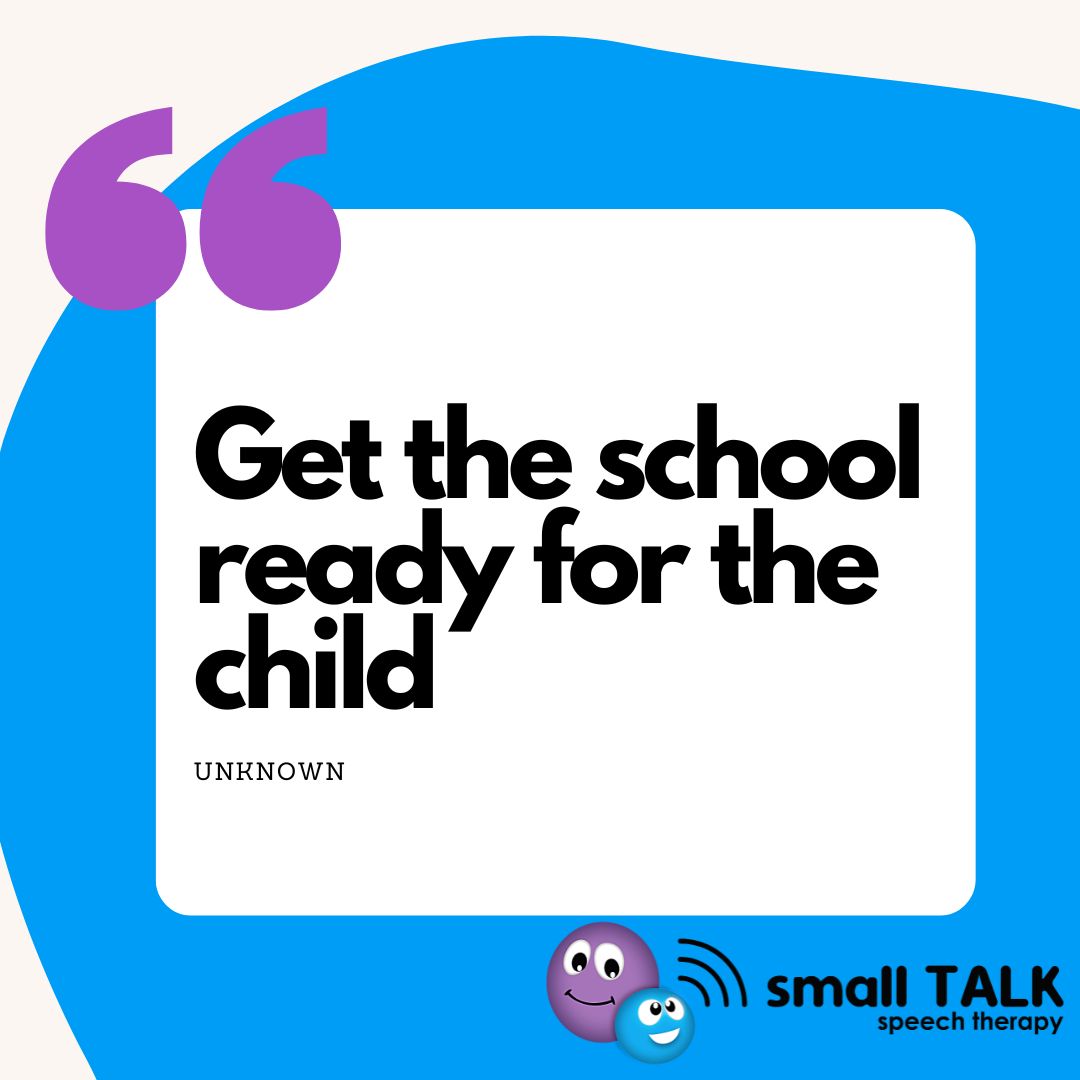 This time of year many parents... - Small TALK speech therapy