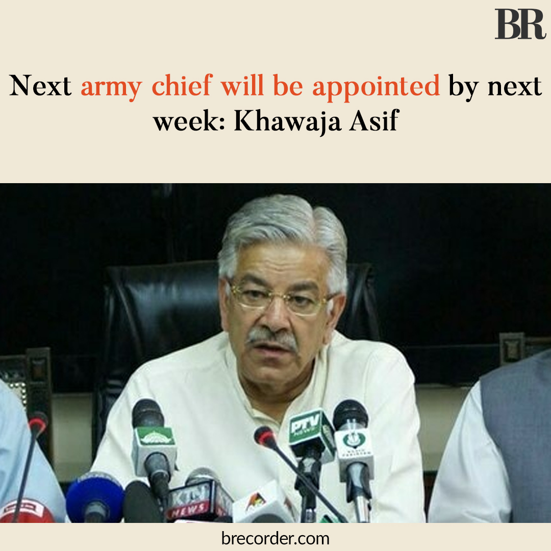 Defence Minister Khawaja Asif said on... - Business Recorder | Facebook
