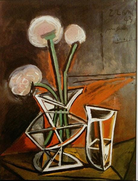 Pablo Picasso Vase with Flowers, 1943