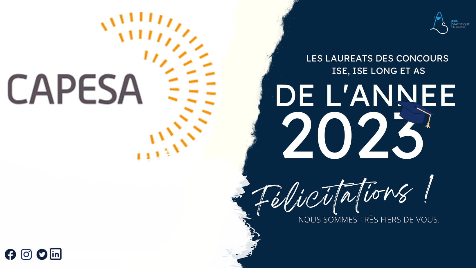 L'AS Statistique - Toute l’équipe de L’AS Statistique tient à adresser ...