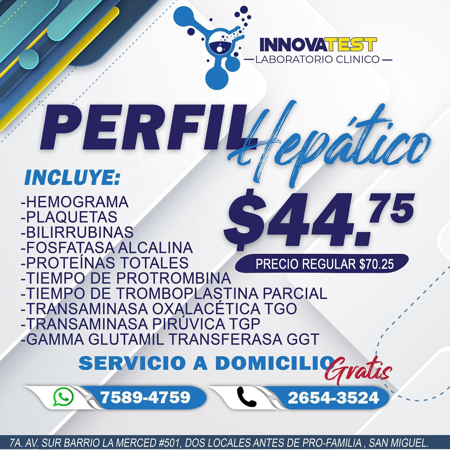 Conoce por perfil... - Innova Test Laboratorio Clínico | Facebook
