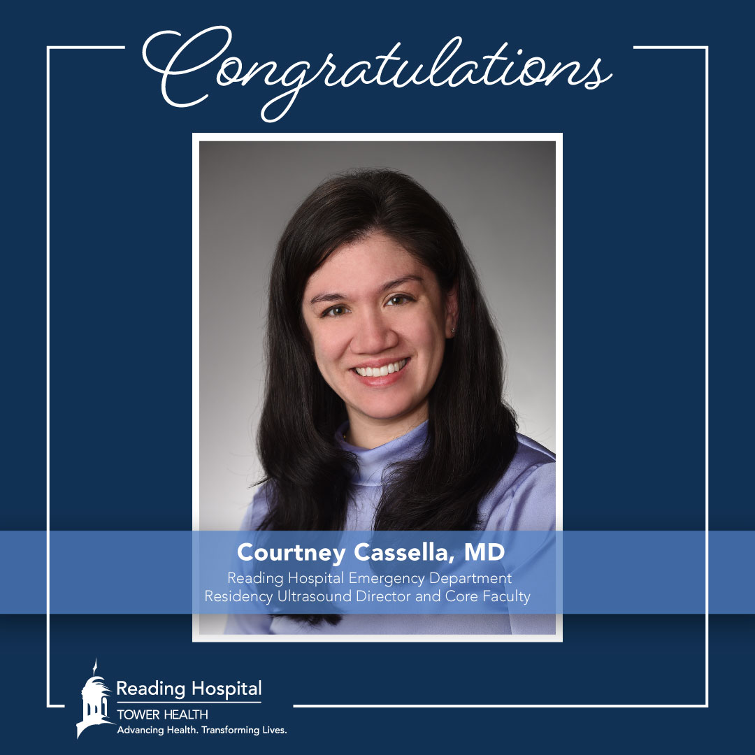 Reading - Congratulations to Courtney Cassella, MD, for being named a ...