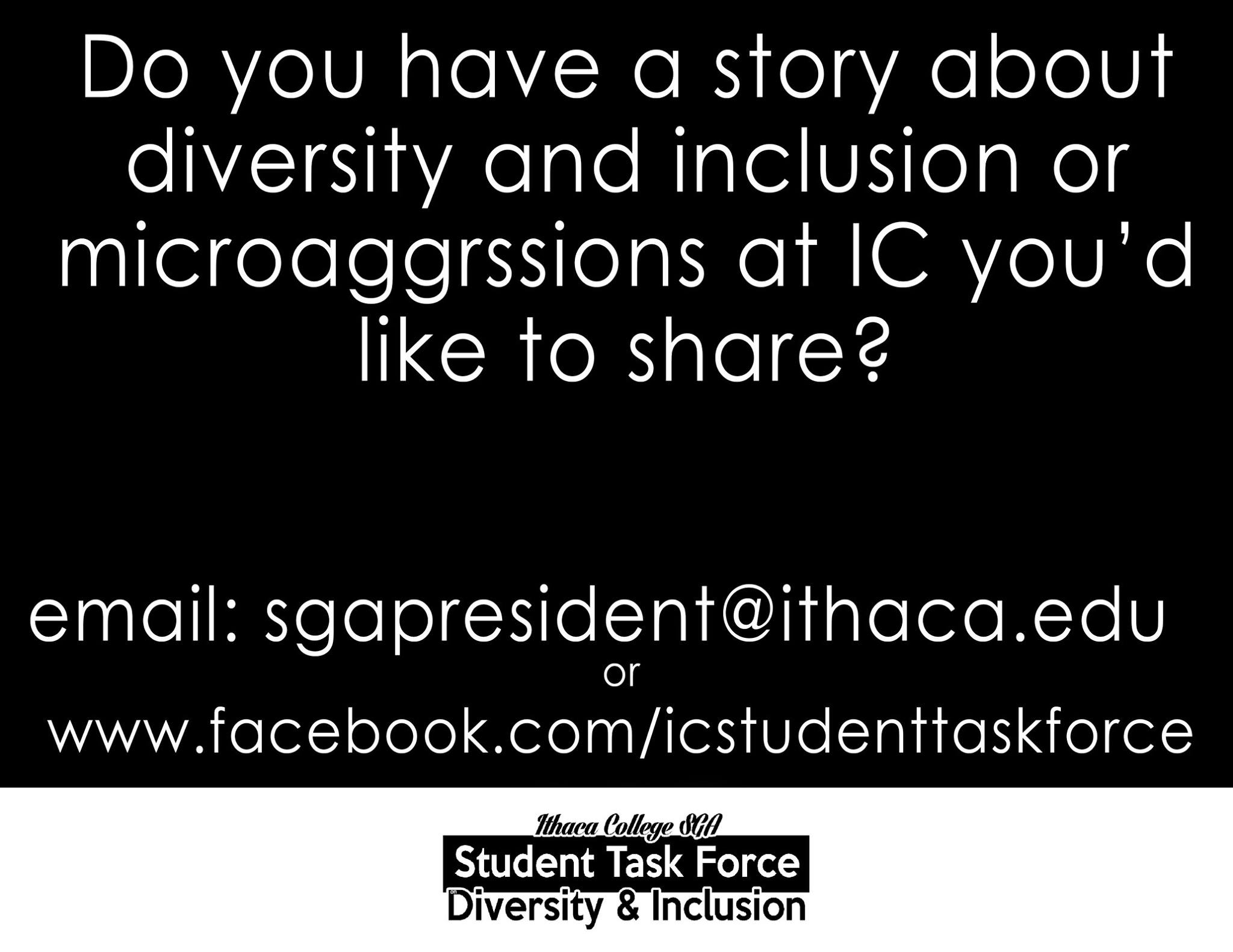 IC Student Task Force on Diversity and Inclusion