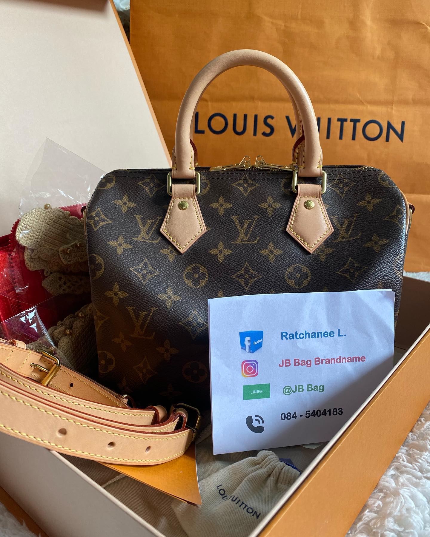 Lv speedy ban25 ปี2019 ครบ ใบเสร็จสำเนา... - JB Bag Brandname
