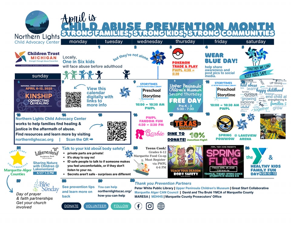 Northern - We're getting ready for April Child Abuse Prevention Month ...