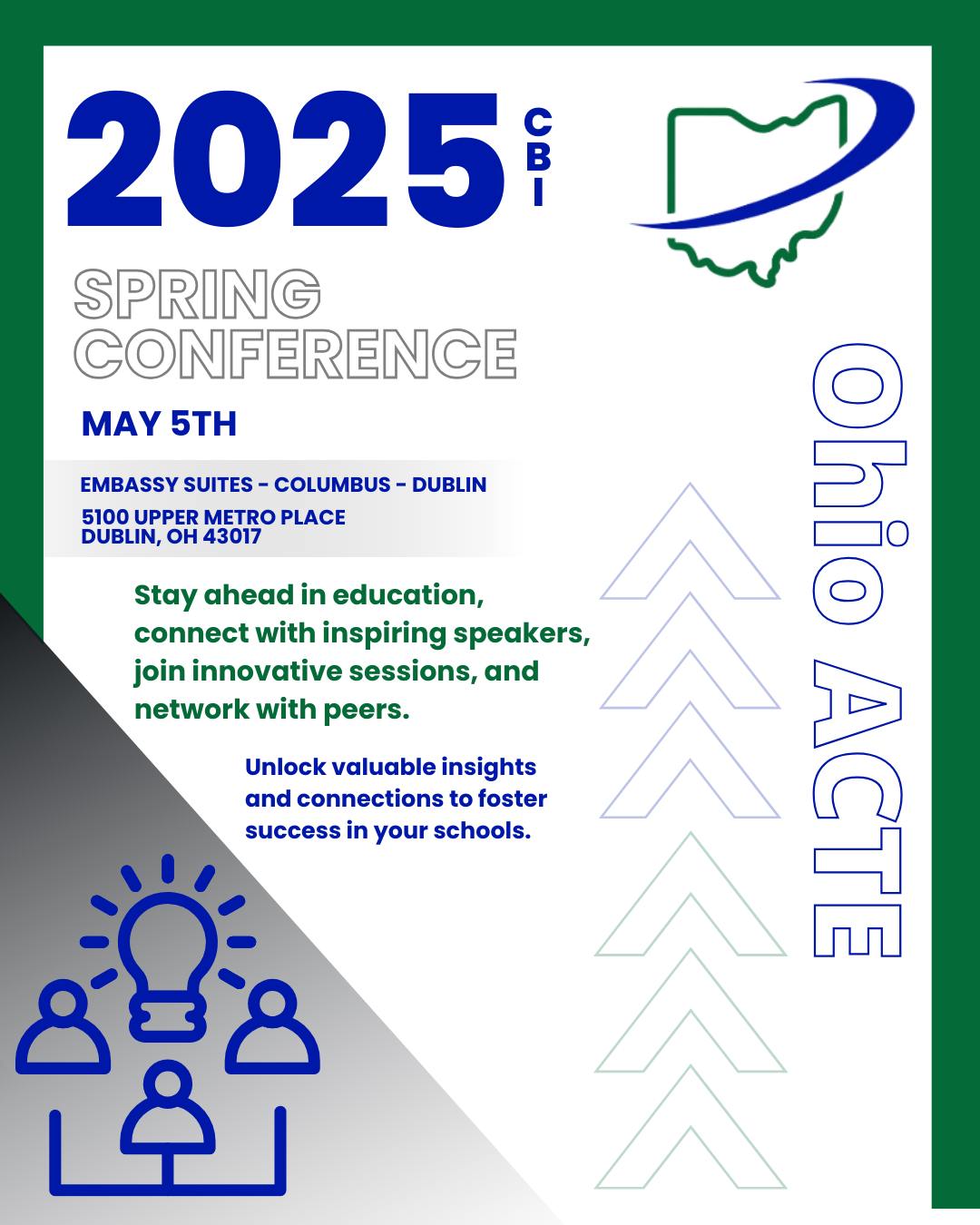 Ohio ACTE - 📣 Get ready! The 2025 CBI Spring Conference is... | Facebook