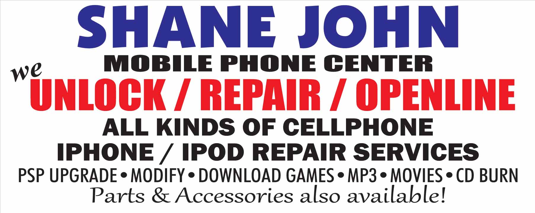 Shane John Mobile Phone Center | Marikina City