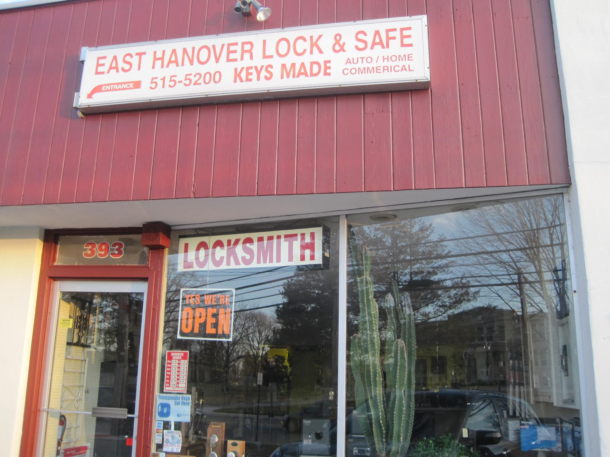 East Hanover Lock and Safe | East Hanover NJ