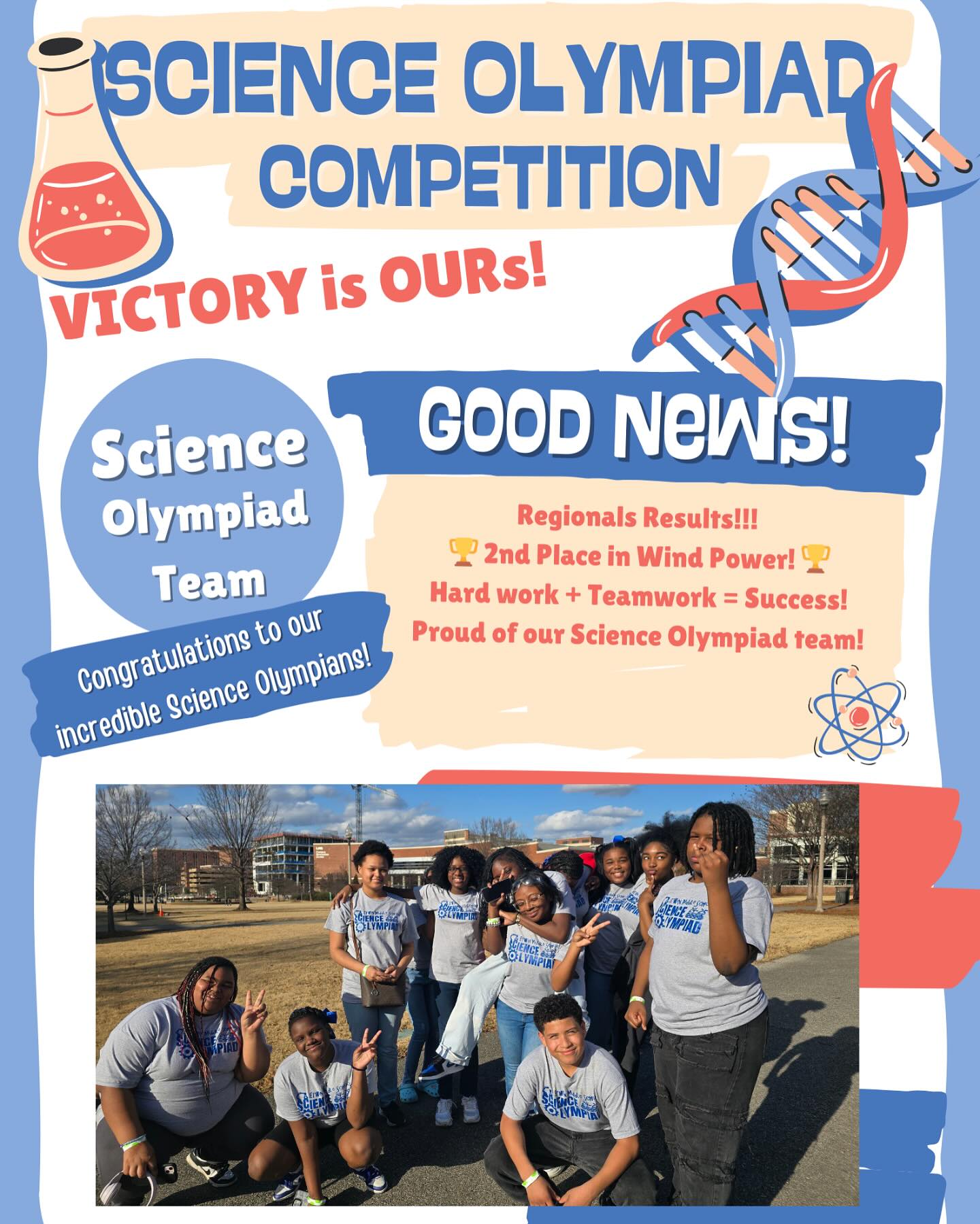 Erwin Middle School - 📌Message from Mrs. Copeland, our Science Olympiad ...