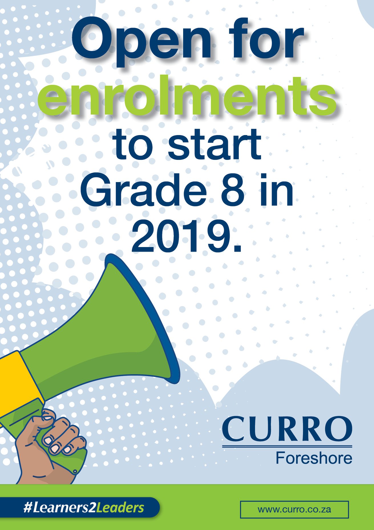 Curro Foreshore - Enrolments for Grade 8 are still open at...