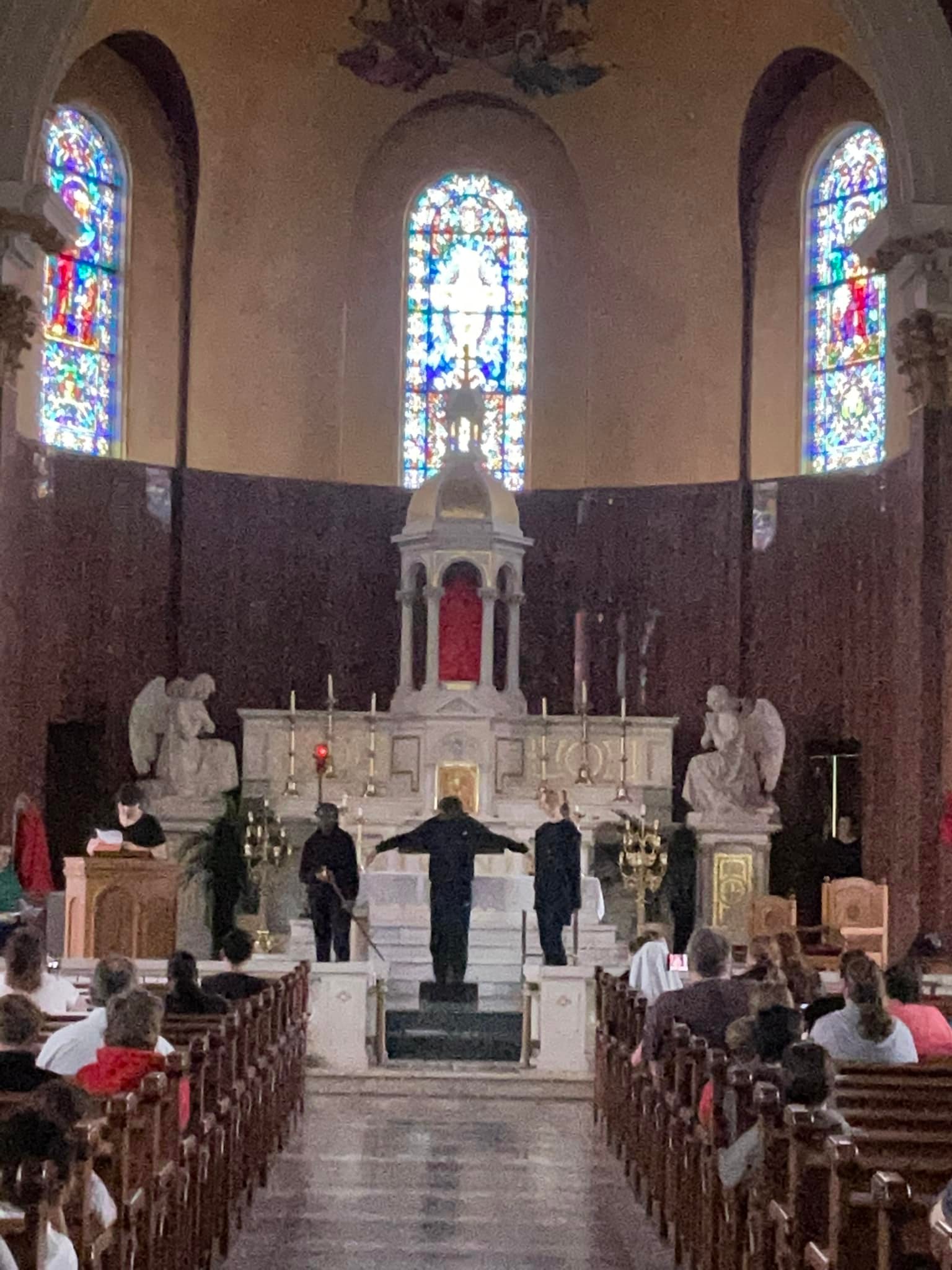 Our 8th graders led us in... - Holy Cross Catholic Parish | Facebook