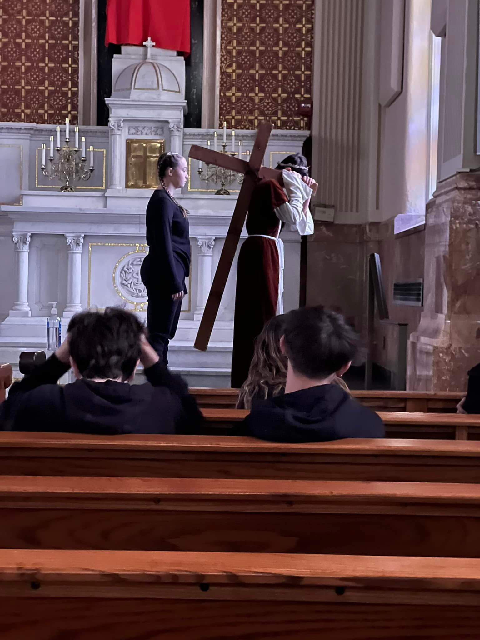 Our 8th graders led us in... - Holy Cross Catholic Church | Facebook