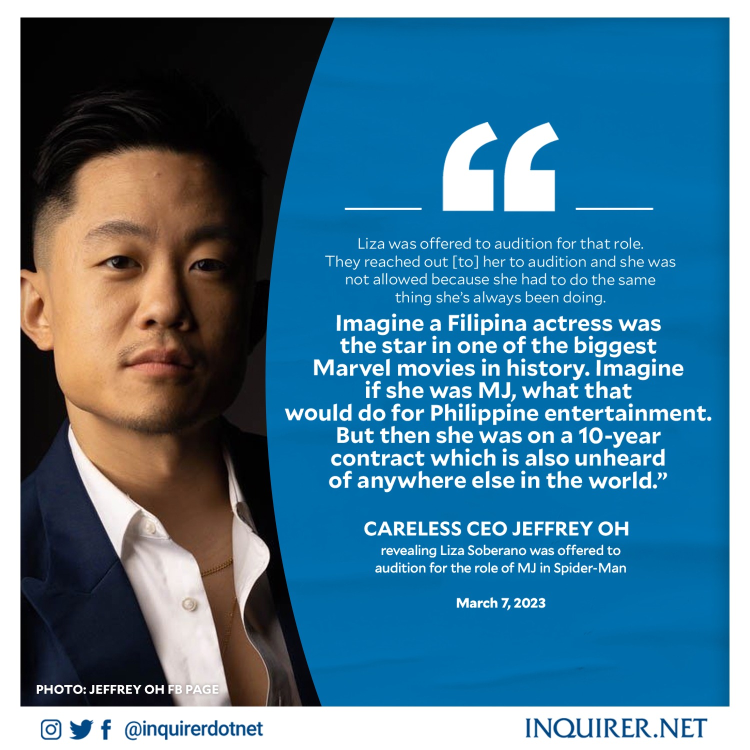 INQUIRER.net - ‘IMAGINE IF SHE WAS MJ’ [UPDATED] Careless... | Facebook