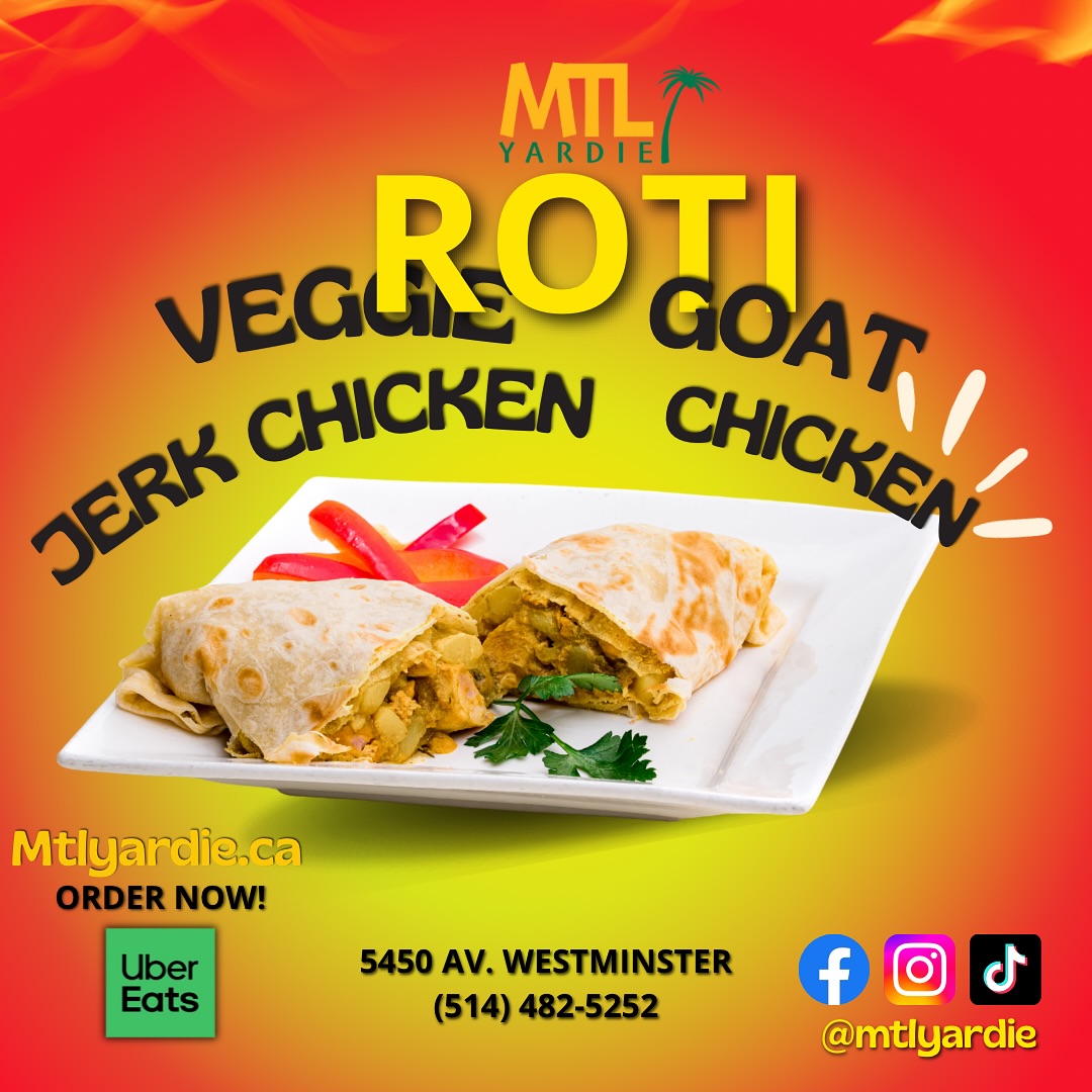 MTL - 🔥 ROTI LOVERS, THIS ONE’S FOR YOU! 🔥 Craving authentic Caribbean ...