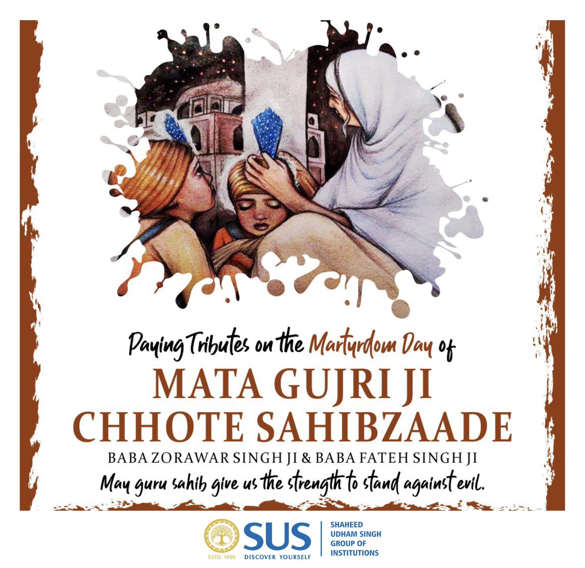 🌸SHAHEEDI DIWAS OF CHHOTE SAHIBZAADE... - SUS Tangori, Punjab | Facebook