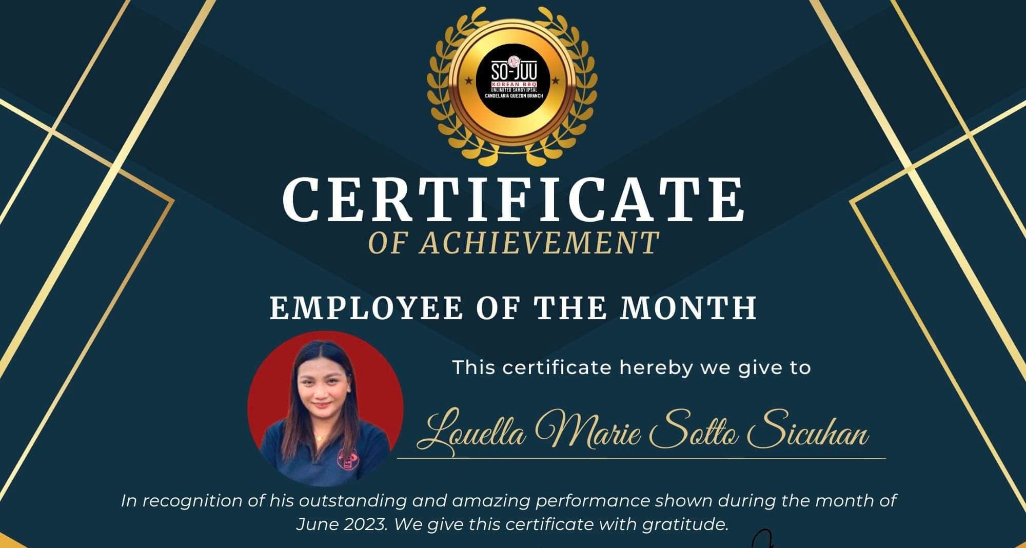 🌟 Employee of the Month Announcement - June 2023 🌟 We are delighted to ...