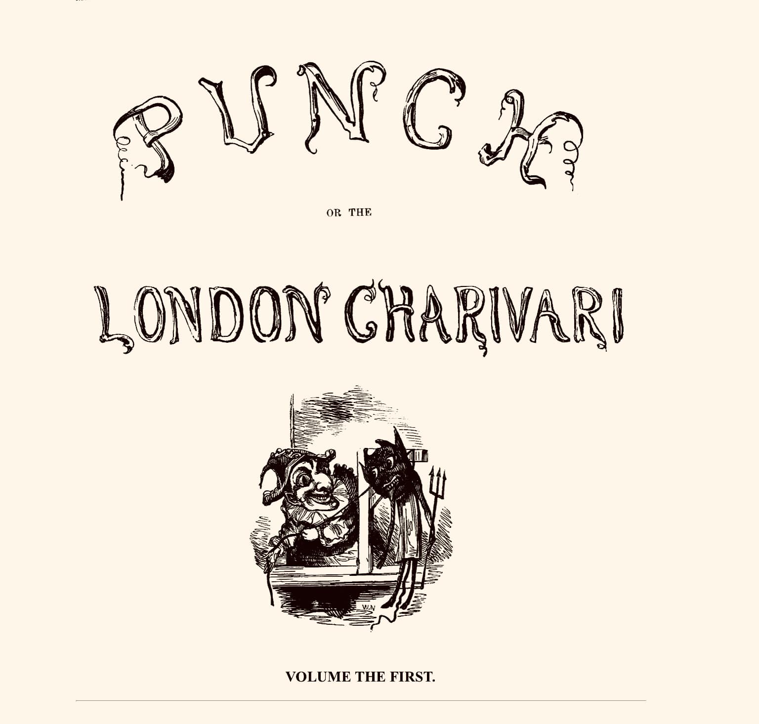 July 17th 1841: The first issue of Punch magazine was published in