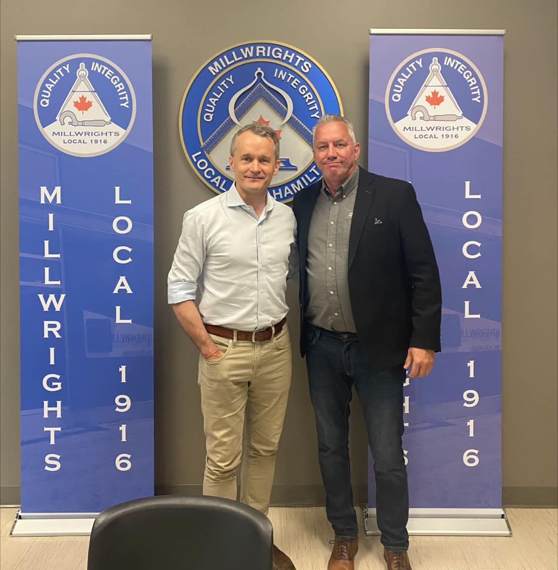 Thank you Minster of Labour,... - Millwright Local 2309