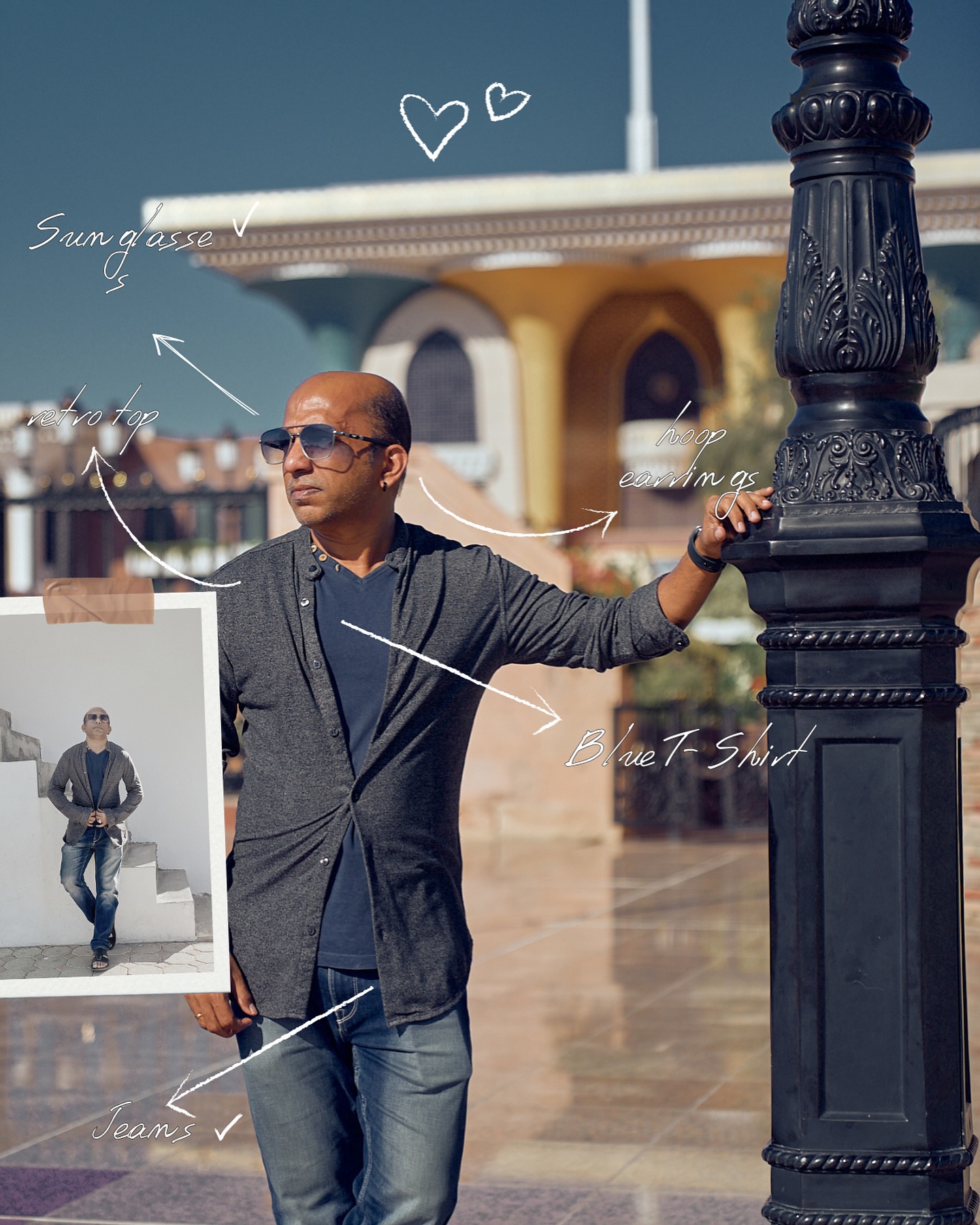 Vineet - Royalty meets style. 📸 Standing in front of the iconic Muscat ...