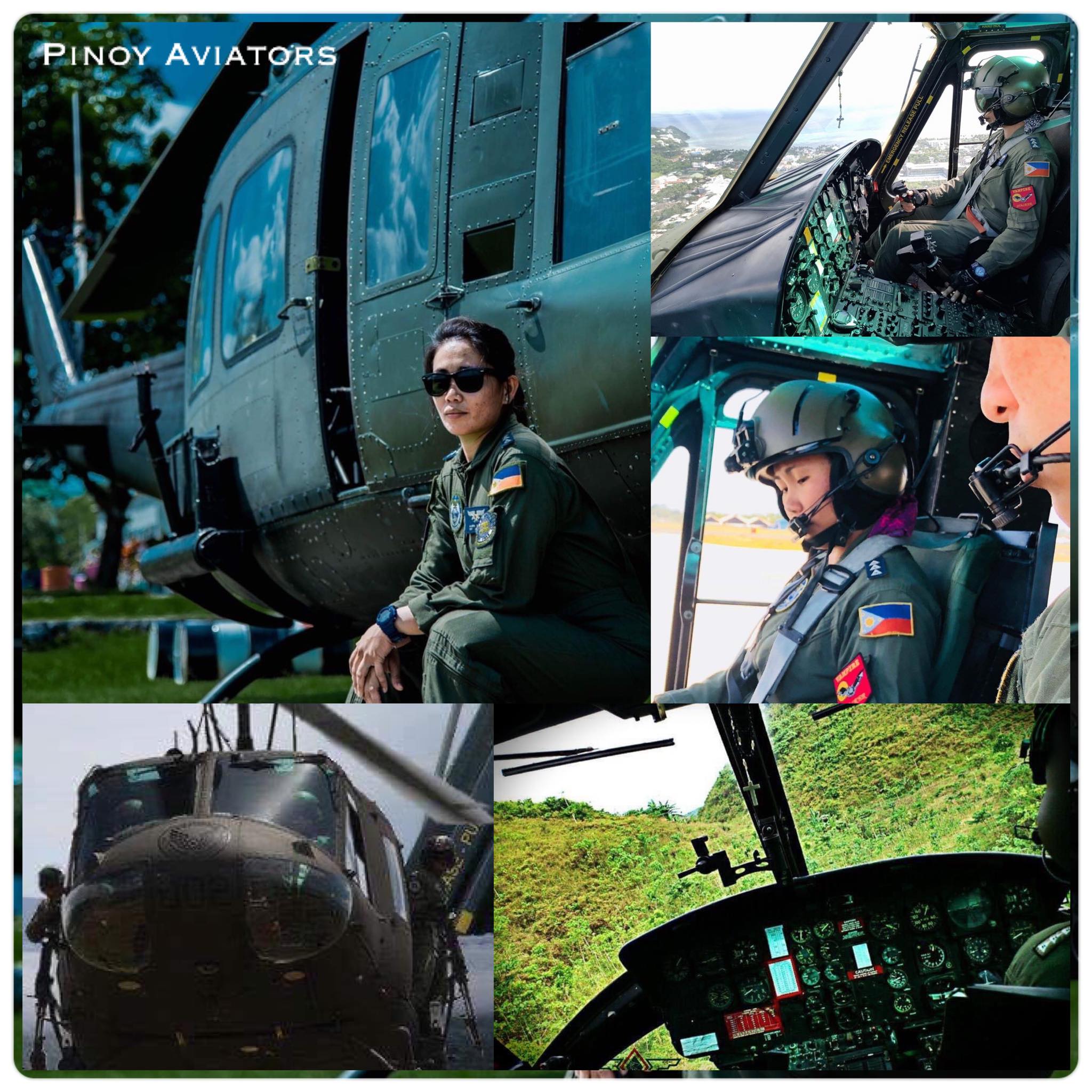 Pinoy Aviators - #PinoyAviatorsLIFE AIR FORCE FEMALE “HUEY” HELICOPTER ...