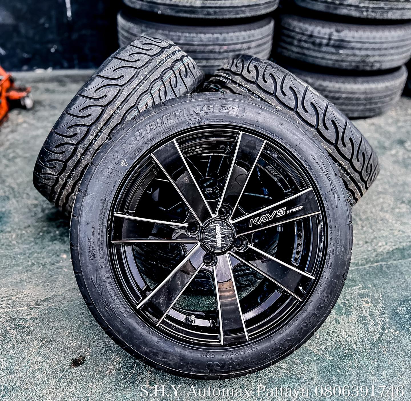 ใบพัด KAYS R15/4H 7”7 รัดยาง 195/50/15 #มาก่อน 08.00น.10คันแรกแจกฟรี ...