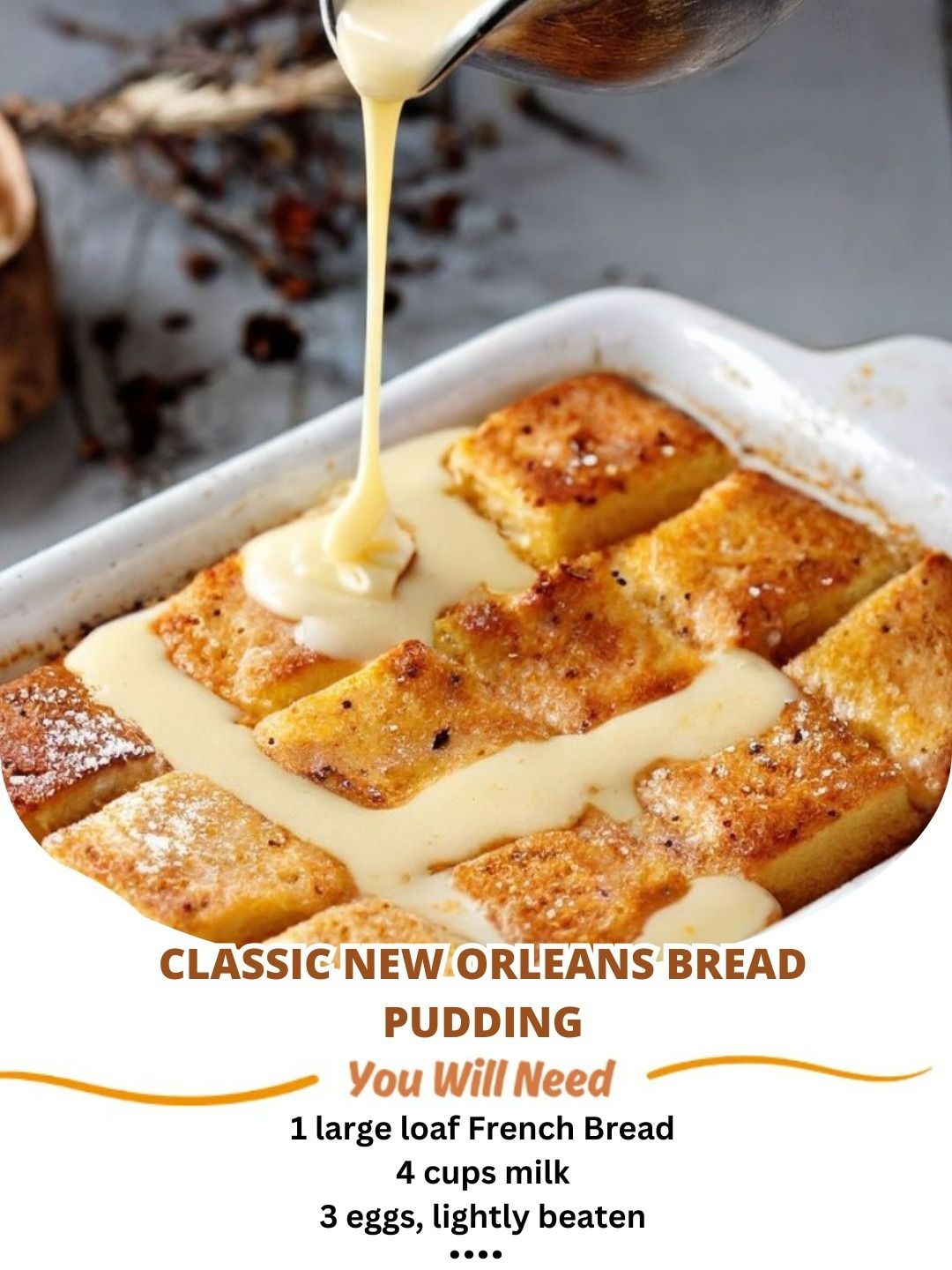 Chef Jamie Oliver | Classic New Orleans Bread Pudding 🎉👅💦 | Facebook
