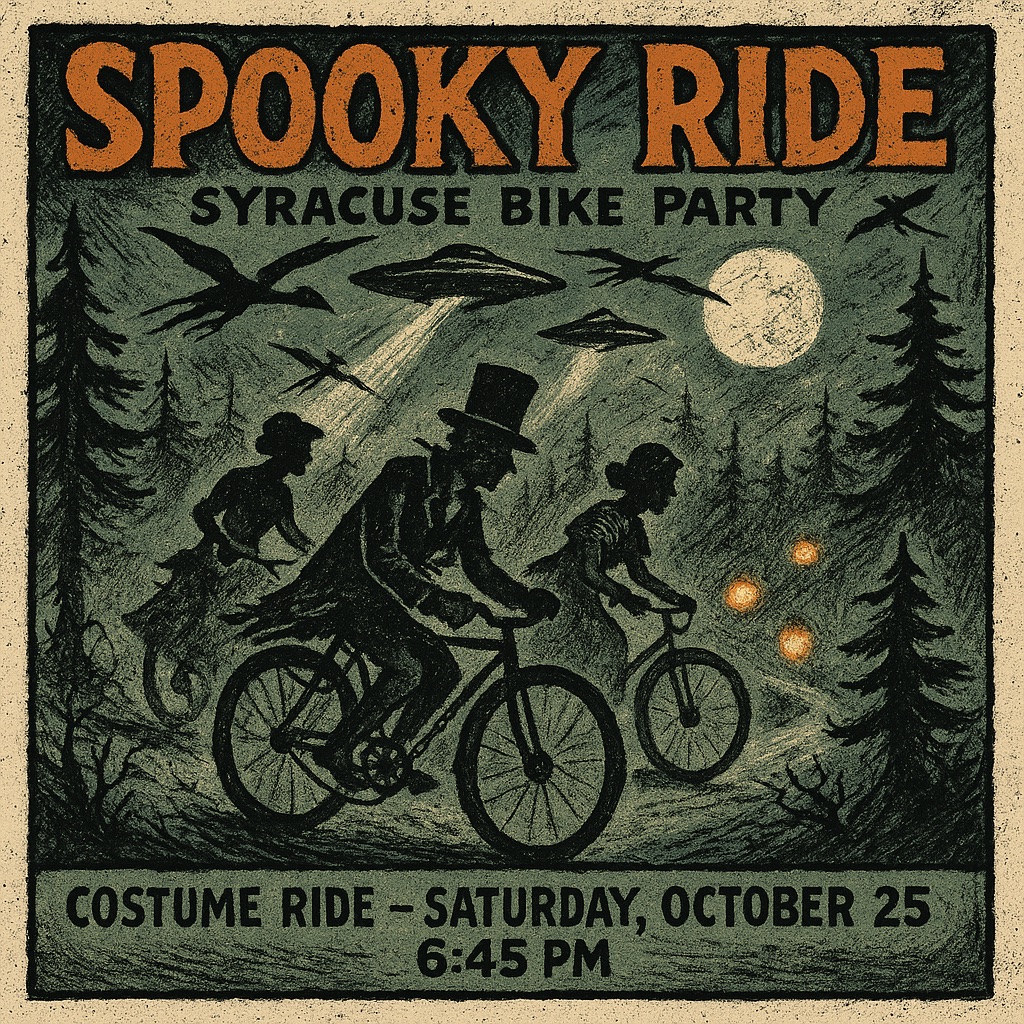 Syracuse Bike Party | Spooky Ride - Wear your Costume!!!