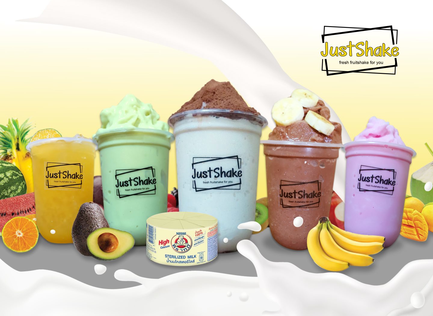 Just Shake น้ำผลไม้ปั่น