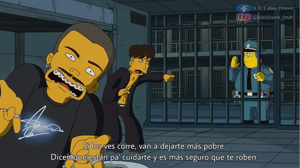 Los simpson x Simpson Ahuevo Rapero... - 𝐴 𝑅 𝑇 Alex Draws