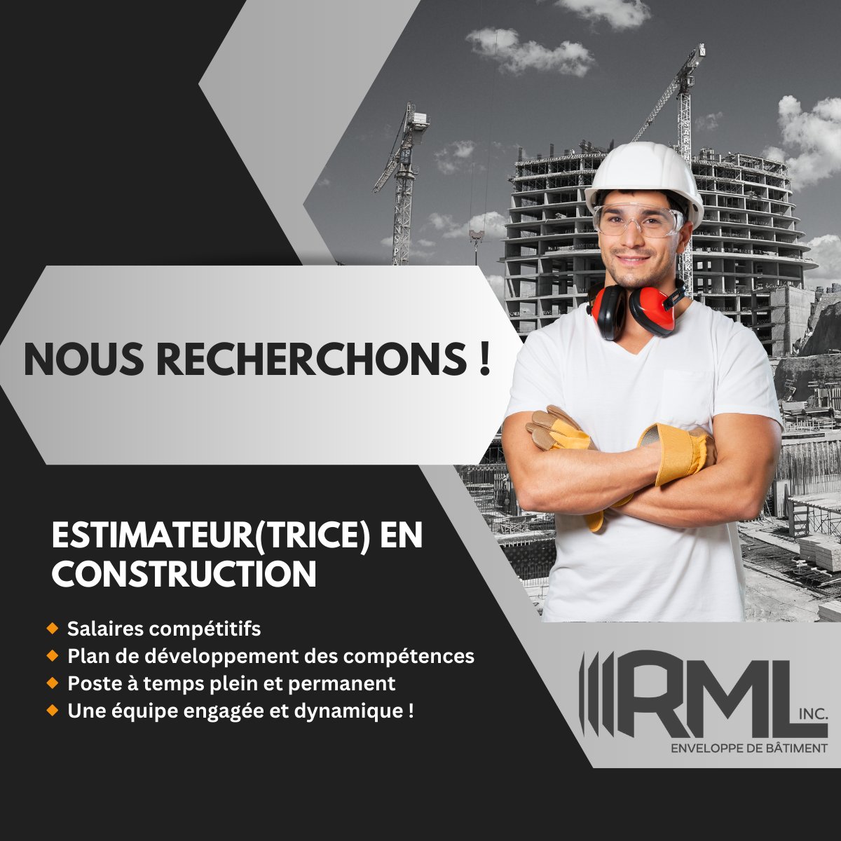 Enveloppe de Bâtiment RML inc. | Repentigny QC