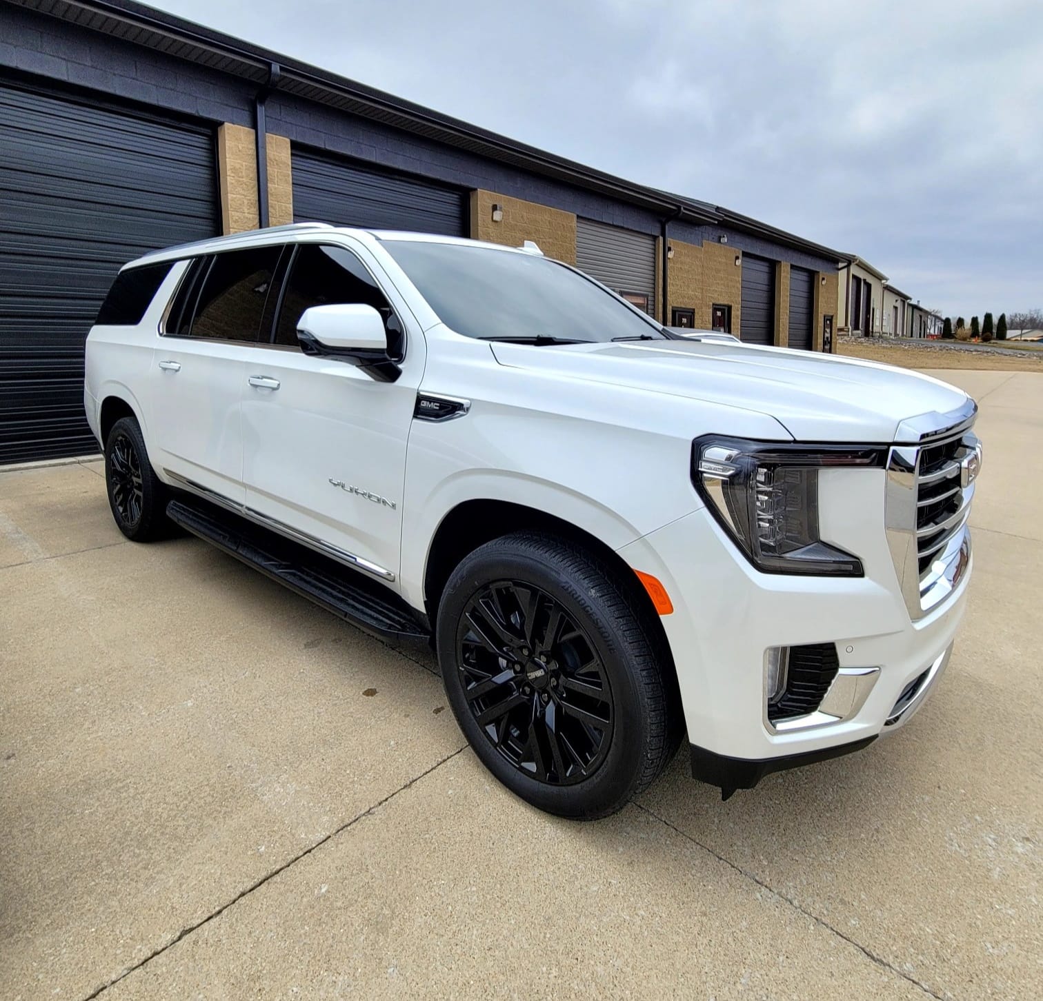 Window Tint Pre-Cut Rear Roll-ups, Driver and Passenger Side vwt11101 | GMC Yukon XL SUV 2007-2014